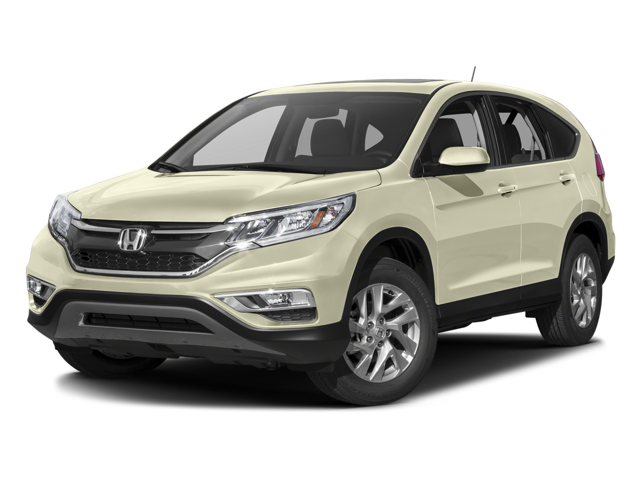 2016 Honda CR-V EX in White Diamond Pearl — front three-quarter view