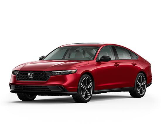 2026 Honda Accord SE in Radiant Red Metallic — front three-quarter view