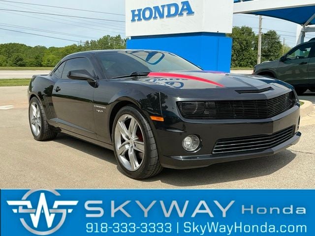 2012 Chevrolet Camaro SS 2SS in Black Granite Metallic — front three-quarter view