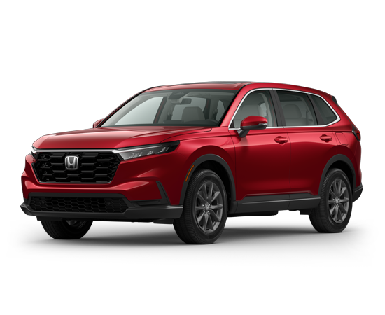 2026 Honda CR-V EX-L in Radiant Red Metallic — front three-quarter view